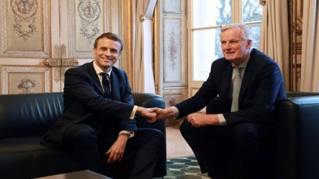 Макрон и Барние