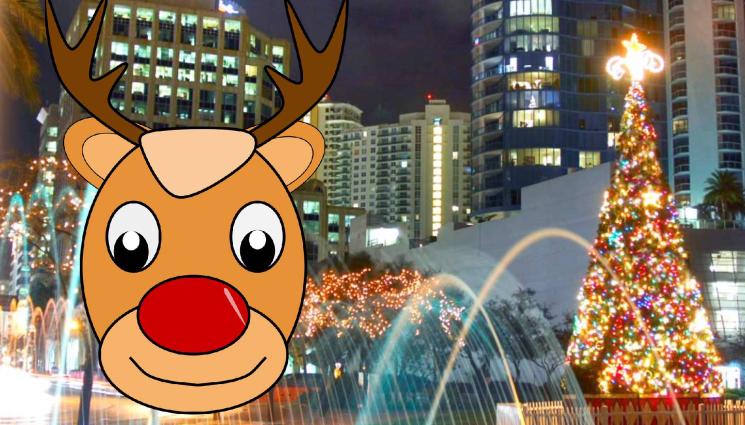 Флорида Рудолф - КОЛЕДАТА ВЪЗМОЖНА: Еленът Рудолф долетя при палмите в Маями (СНИМКИ)