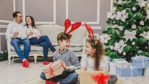 Коледа бебе снимки семейство