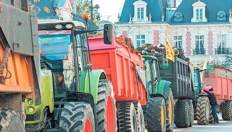 агро - Агро Телеграф: Блокират Брюксел, сделка с Меркосур пали фермерски протести