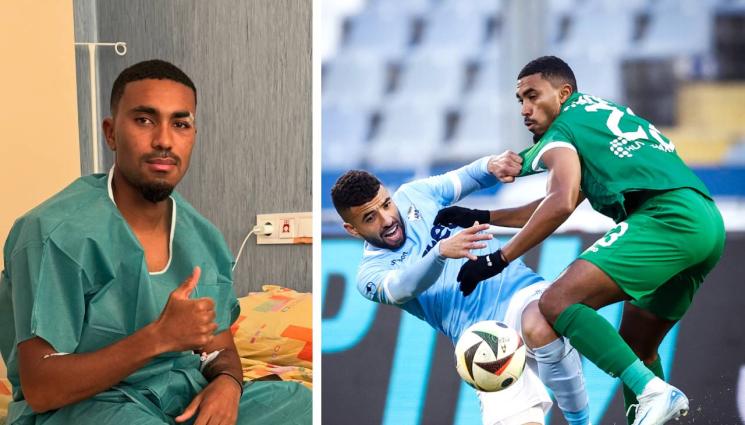 Дерой Дуарте - Играч на Лудогорец със счупена челюст