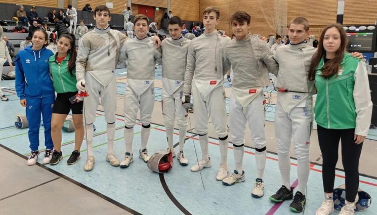 сабя - Николай-Томас Георгиев девети на сабя на Европейската купа в Германия