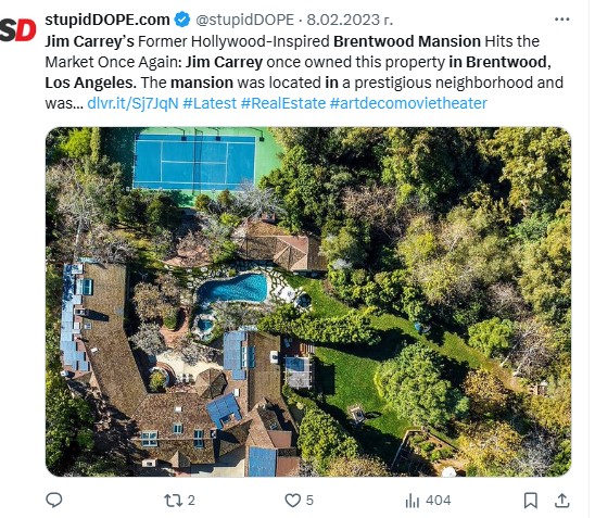 Имението на Джим Кери