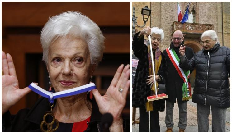 Райна - ПРИЗНАНИЕ: Райна Кабаиванска със златна плоча в Италия, отличиха я в родния град на Верди!