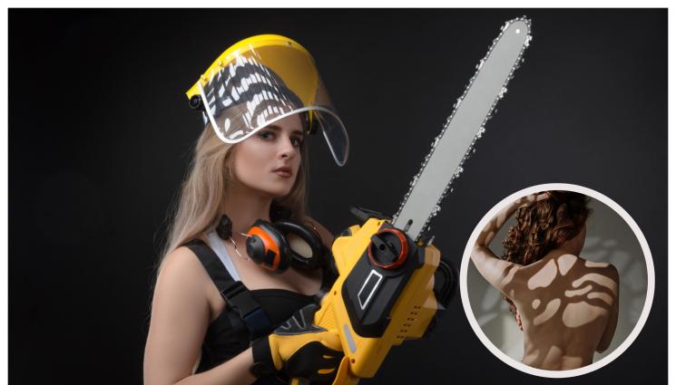 топлес резачка - ГОЛАТА ИСТИНА: Закопчаха топлес протестантки с моторна резачка