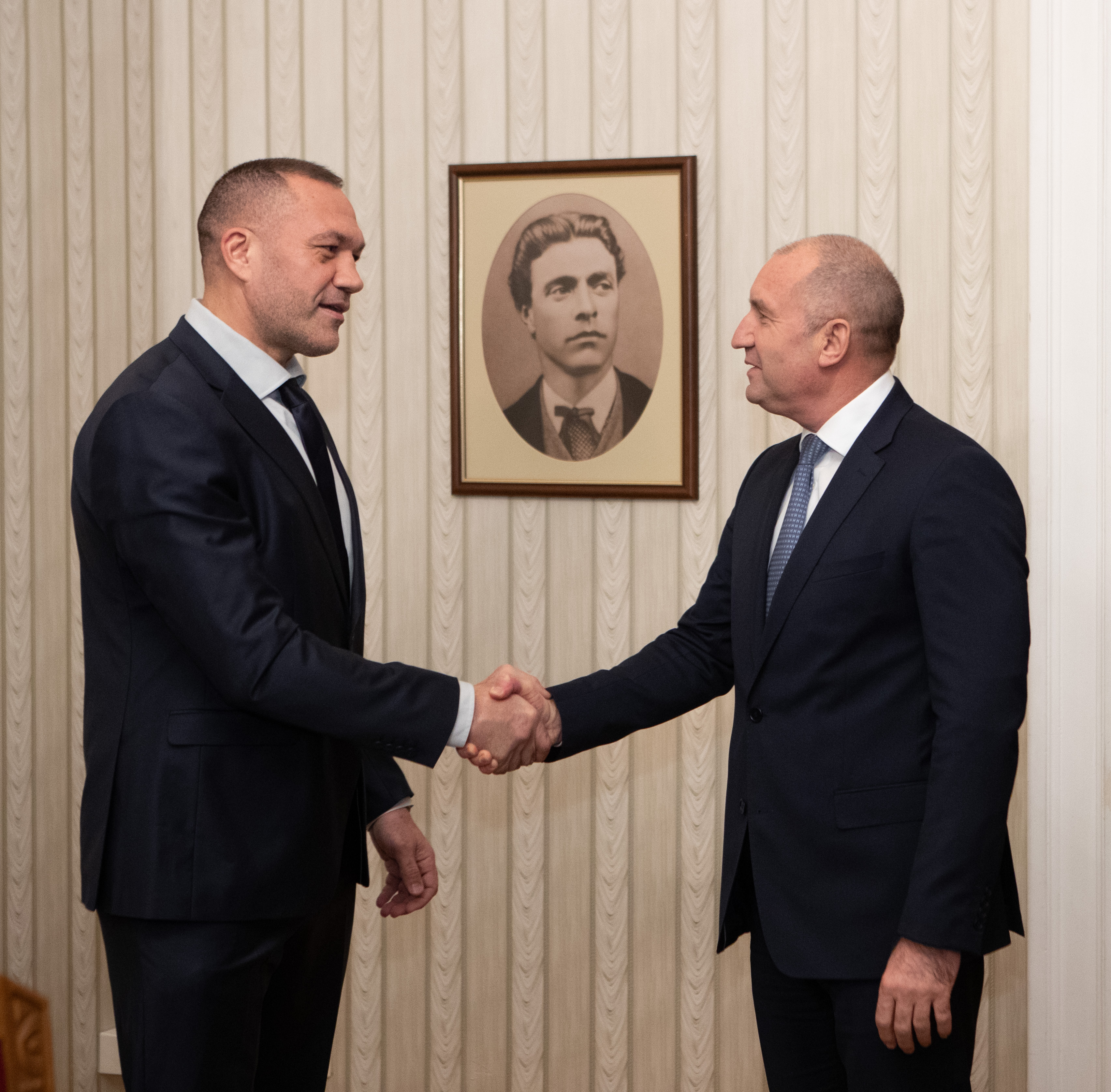 Президентът Румен Радев се срещна с Кубрат Пулев и екипа