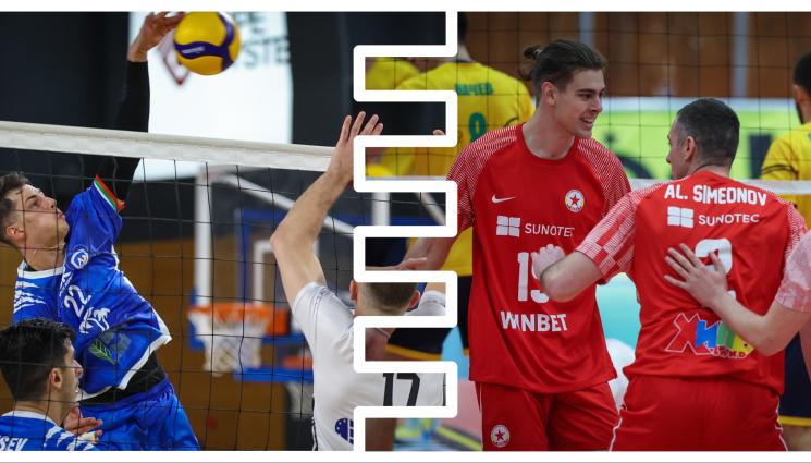 волейбол - Левски с десета поредна победа във волейболното първенство при мъжете