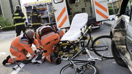 велосипедист катастрофа