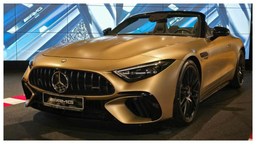 Mercedes AMG SL 63 MANUFAKTUR Golden Coast