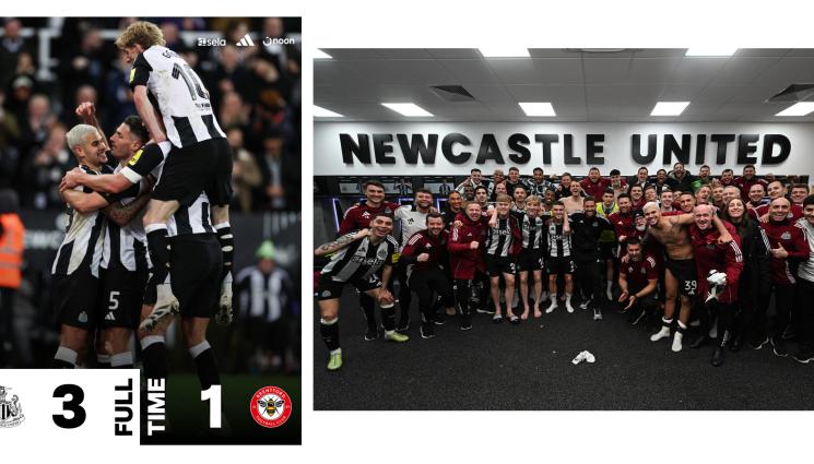 Нюкасъл Брентфорд - Нюкасъл преодоля Брентфорд и е на полуфинал за Купата на лигата!