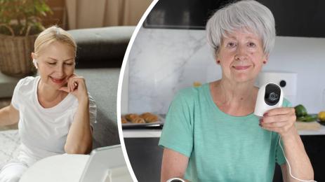 слушалки камера