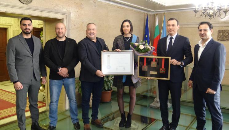 таекуондо - Кимия Ализаде стана почетен гражданин на София