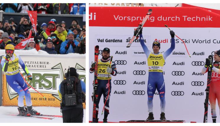 Матиа Касе Супер Г Вал Гардена - Знаменита италианска победа за Световната купа във Вал Гардена!