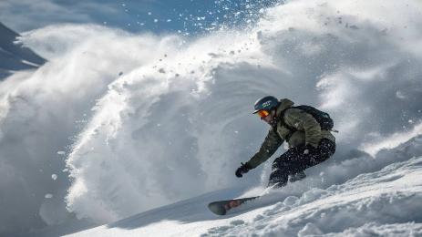 лавина скиор