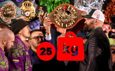 Цели 25 килограма разделят Усик и Фюри