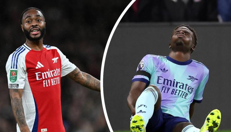 Арсенал - ДВОЕН УДАР за Арсенал: След Сака и Стърлинг ще е аут за „много седмици“