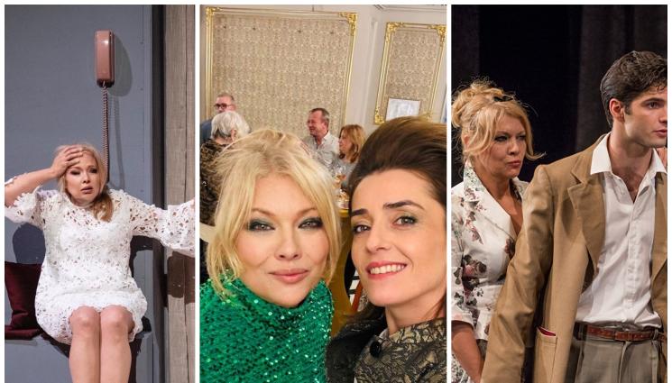 Емануела - Актрисата Емануела Шкодрева пред 