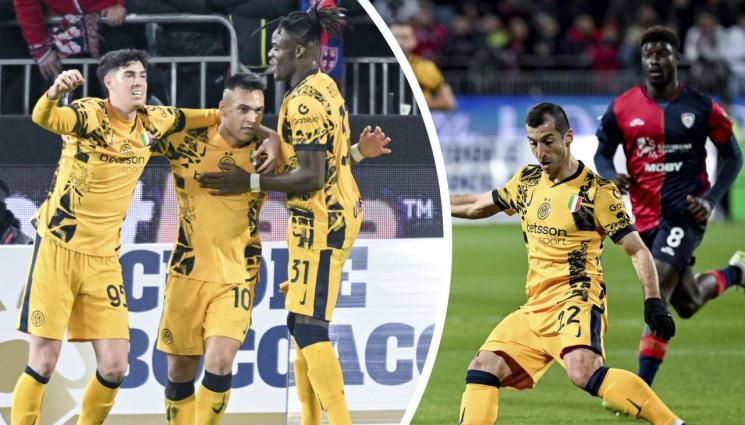 Серия А - Интер не сбърка срещу Каляри, излезе временно начело в класирането на Серия А