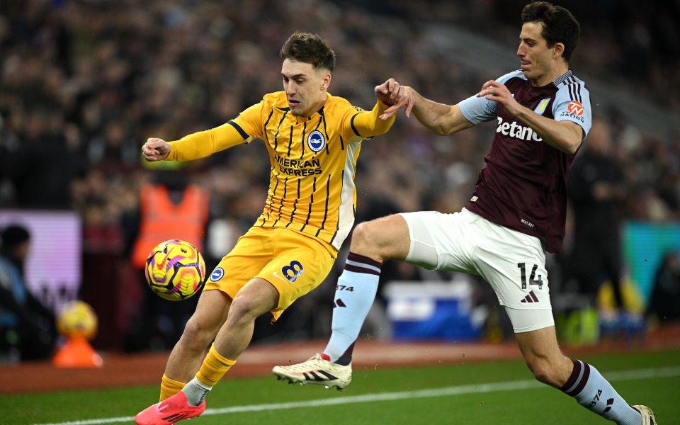 Астън Вила - Брайтън, Висша лига