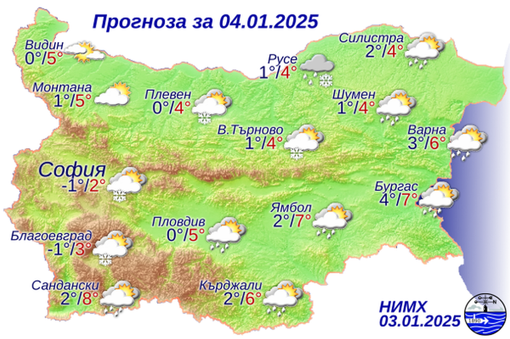  Национален институт по метеорология и хидрология 