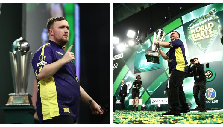 Люк Литлър световен шампион по дартс - Атомната бомба стана най-младият световен шампион по дартс