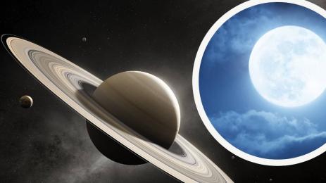 луна сатурн