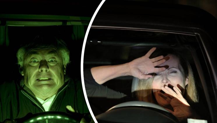 уплашен шофьор - ТЕРОРИЗЪМ НА ПЪТЯ: Кола лети в насрещното на „Тракия“! (ВИДЕО)