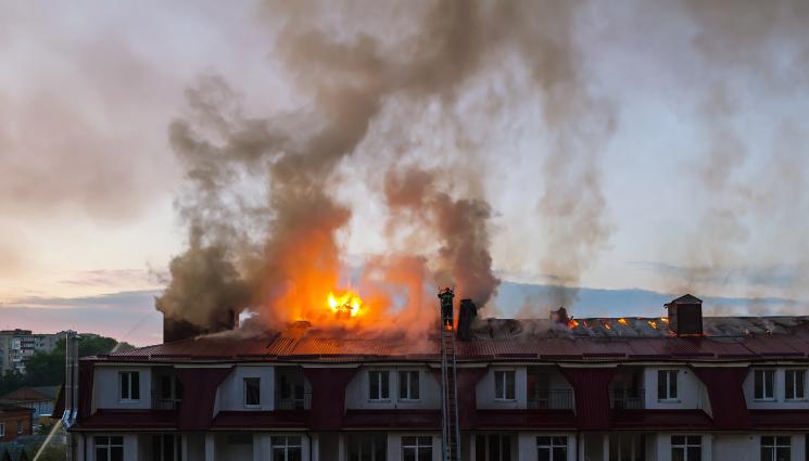 пожар жилище