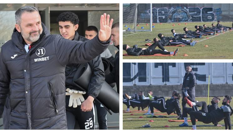 Душан Косич първа тренировка Локо Пловдив - Душан Косич изведе Локо Пловдив на първа тренировка