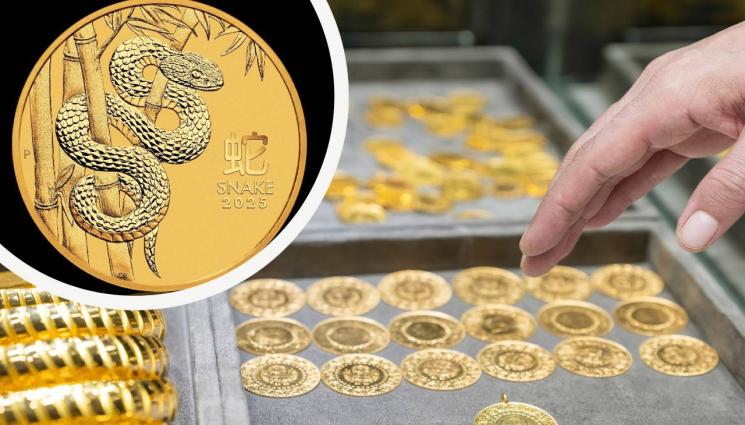 монета - СТРАШНА МАНИЯ: Грабят като топъл хляб монети със змия!