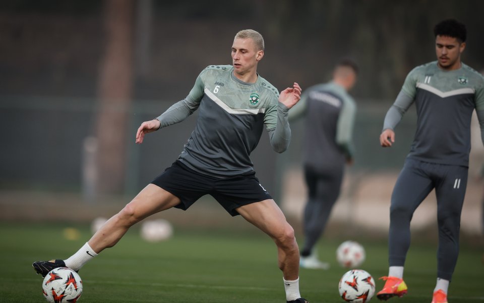 Тренировка на Лудогорец в Белек