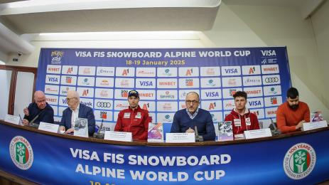 Пресконференция БФСки Световна купа по сноуборд Банско