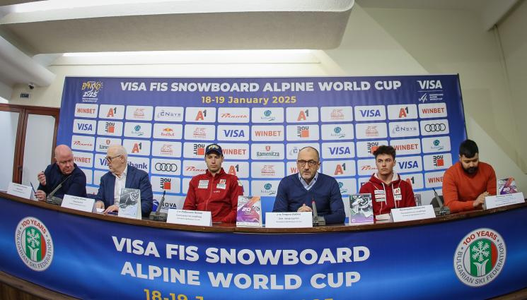 Пресконференция БФСки Световна купа по сноуборд Банско - Банско чака 135 състезатели от 19 държави на 4-тата си Световна купа по сноуборд