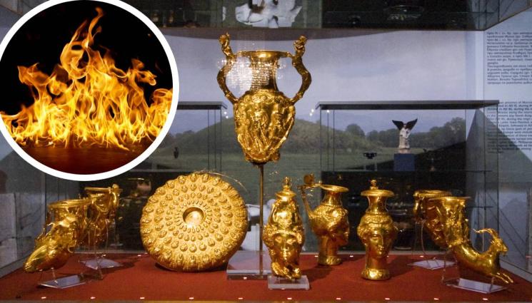 панагюрско съкровище - ОТ ОГЪНЯ В ЕЛ ЕЙ: Крути мерки за опазване на Панагюрското и Вълчитрънското съкровище