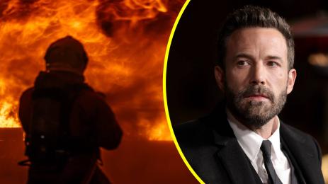Бен Афлек пожар