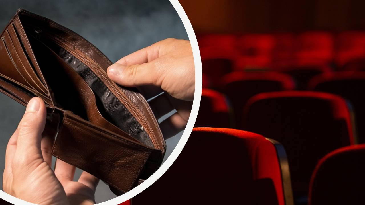 театър пари безпаричие портфейл
