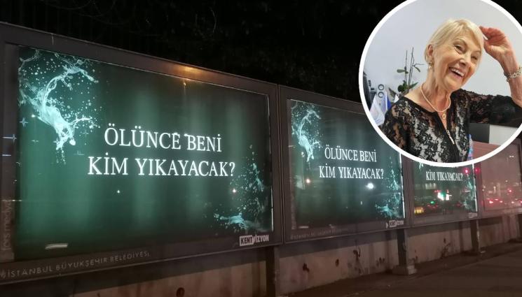 Гассал - КОЙ ЩЕ МЕ ИЗМИЕ, КАТО УМРА? Билбордове със стряскащия надпис шокираха Турция!