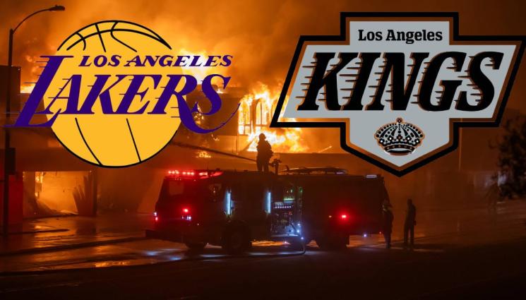 Лос Анджелис - Отложиха мачове от НБА и НХЛ заради пожарите в Лос Анджелис