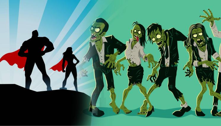 супергерои зомбита - ПРЕЗ 2025: Зомбита и супергерои ни атакуват от екрана!