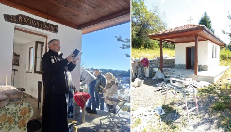 d - В Момчиловци осветиха параклис, изграден от ловци