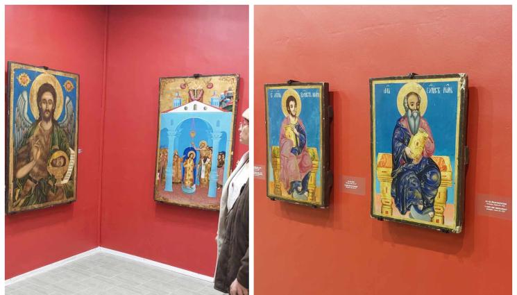 икони - Ценни икони 70 г. прашасват на таван!