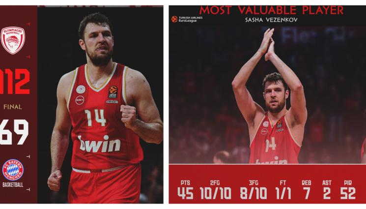 Везенков - Извънземен Везенков нокаутира Байерн Мюнхен