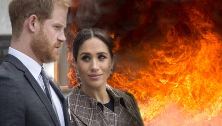 Хари и Меган пожар - НАПАДНАХА ХАРИ И МЕГАН: Вие сте преследвачи на линейки, вие сте туристи-катастрофи! (СНИМКИ+ВИДЕО)