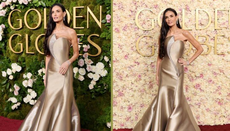 дми мур - КРАКОМОБИЛ: Деми Мур отишла пеша до наградите „Златен глобус“!