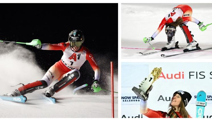 Камий Раст ски Световна купа - Сензацията Камий Раст спечели нощния слалом във Флахау, поведе за Световната купа