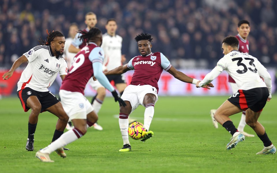 Уест Хем Юнайтед - Фулъм 3:2 / Висша лига, 21-и кръг, 14.01.2025 г.