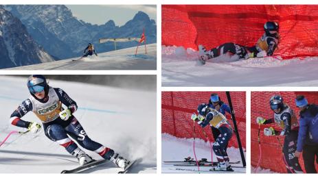 Линдзи Вон Кортина тренировка падане