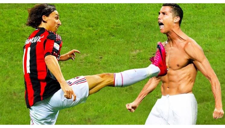 Златан Ибрахимович Кристиано Ронадлод - Златан нарита Кристиано заради изцепката му кое първенство е по-силно