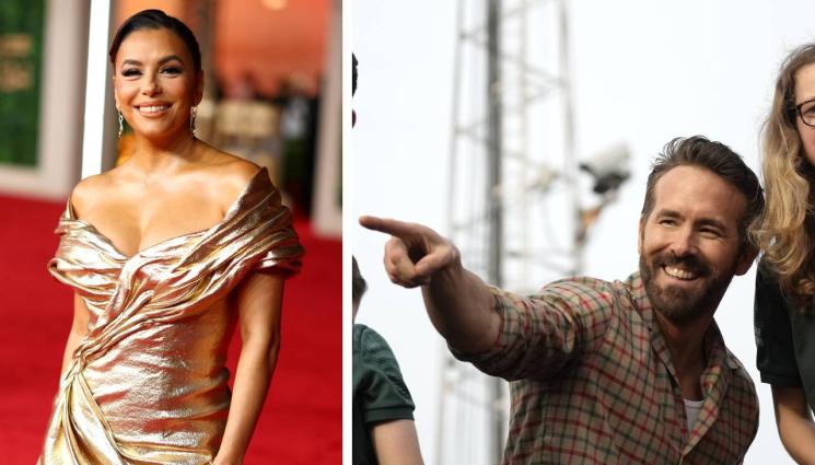 Ева Лонгория Райън Рейнолдс - Ева Лонгория в комбина с колеги за отбор от Богота