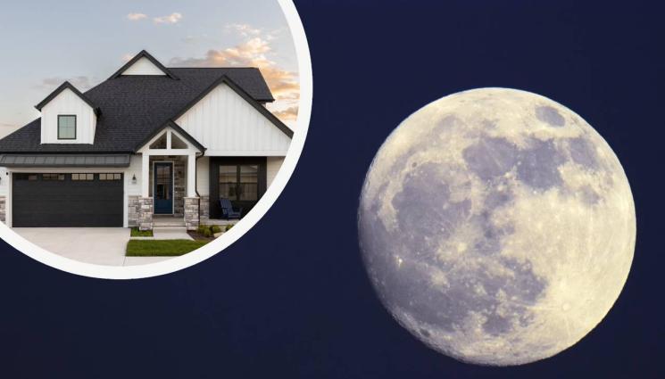 луна - КАКВО ЛИ ОЩЕ ЩЕ ДОЖИВЕЕМ: Къща лети към луната! (СНИМКА)